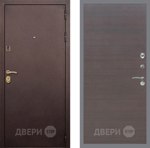 Входная металлическая Дверь Рекс (REX) Лайт 3К GL венге поперечный в Черноголовке