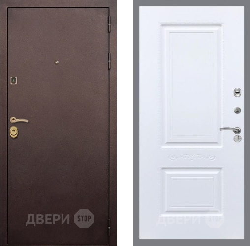 Входная металлическая Дверь Рекс (REX) Лайт 3К Смальта Силк Сноу в Черноголовке