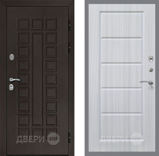 Входная металлическая Дверь Рекс (REX) Сенатор 3К FL-39 Сандал белый в Черноголовке