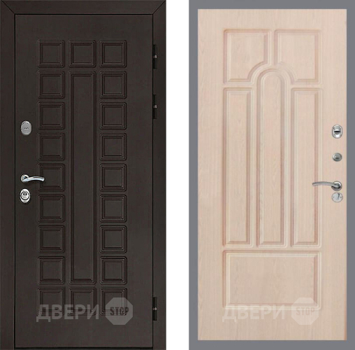 Входная металлическая Дверь Рекс (REX) Сенатор 3К FL-58 Беленый дуб в Черноголовке