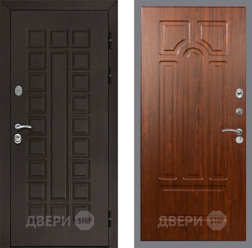 Входная металлическая Дверь Рекс (REX) Сенатор 3К FL-58 Морёная берёза в Черноголовке
