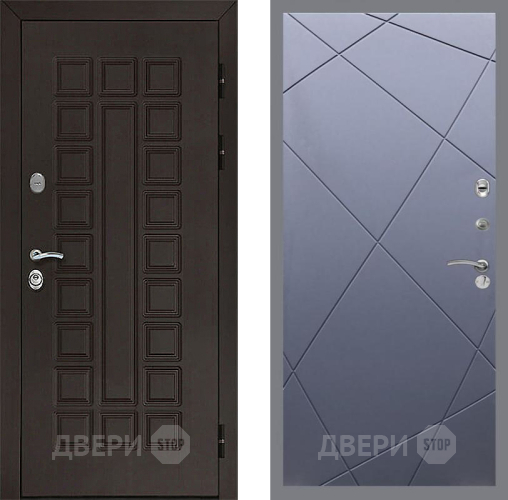 Входная металлическая Дверь Рекс (REX) Сенатор 3К FL-291 Силк титан в Черноголовке
