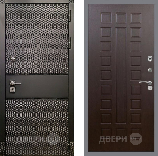 Входная металлическая Дверь Рекс (REX) 15 Черный Кварц FL-183 Венге в Черноголовке