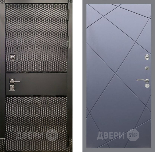 Входная металлическая Дверь Рекс (REX) 15 Черный Кварц FL-291 Силк титан в Черноголовке