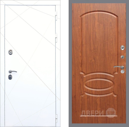 Входная металлическая Дверь Рекс (REX) 13 Силк Сноу FL-128 Морёная берёза в Черноголовке