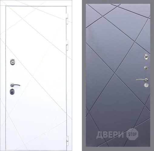 Входная металлическая Дверь Рекс (REX) 13 Силк Сноу FL-291 Силк титан в Черноголовке