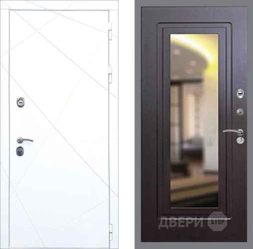 Входная металлическая Дверь Рекс (REX) 13 Силк Сноу FLZ-120 Венге в Черноголовке