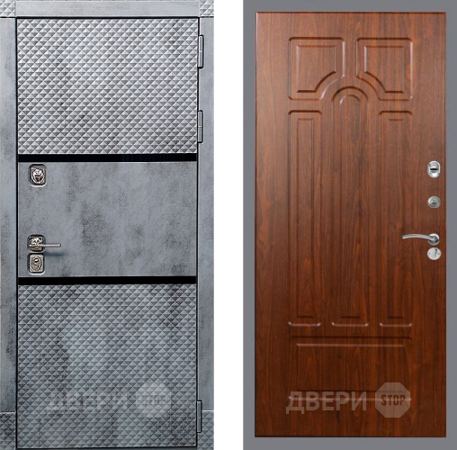 Входная металлическая Дверь Рекс (REX) 15 Бетон Темный FL-58 Морёная берёза в Черноголовке