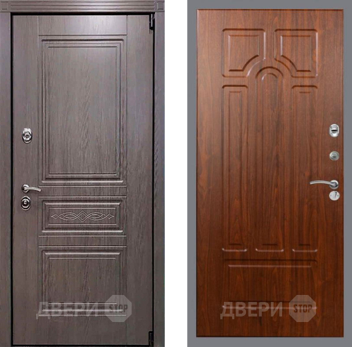 Входная металлическая Дверь Рекс (REX) Премиум-S FL-58 Морёная берёза в Черноголовке
