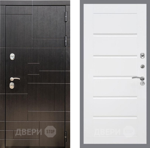 Входная металлическая Дверь Рекс (REX) 20 Сити Белый ясень в Черноголовке