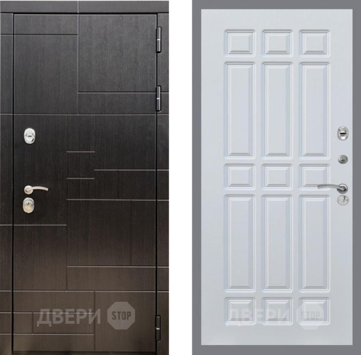 Входная металлическая Дверь Рекс (REX) 20 FL-33 Белый ясень в Черноголовке