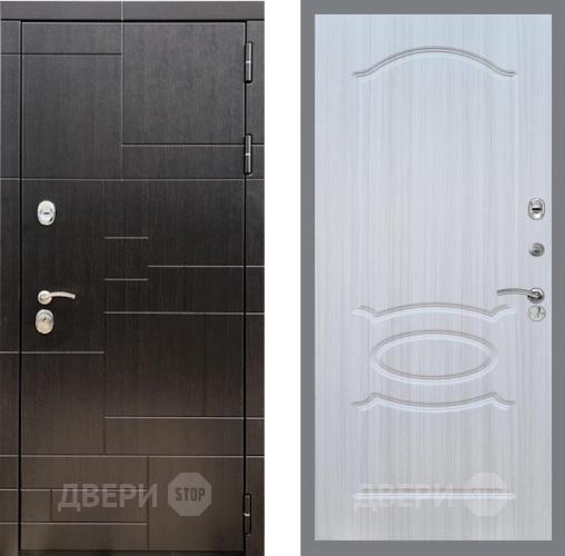 Входная металлическая Дверь Рекс (REX) 20 FL-128 Сандал белый в Черноголовке