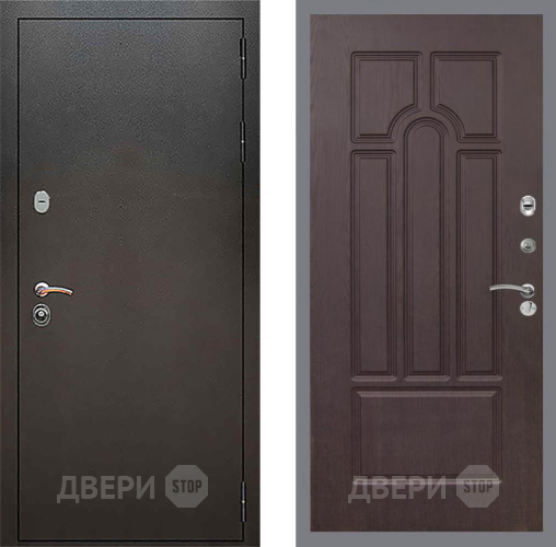 Входная металлическая Дверь Рекс (REX) 5 Серебро Антик FL-58 Венге в Черноголовке