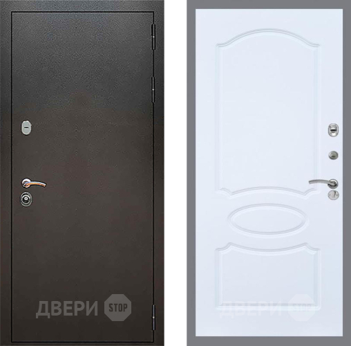 Дверь Рекс (REX) 5 Серебро Антик FL-128 Силк Сноу в Черноголовке