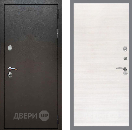 Входная металлическая Дверь Рекс (REX) 5 Серебро Антик GL Акация в Черноголовке