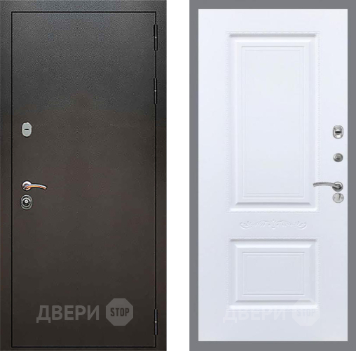 Дверь Рекс (REX) 5 Серебро Антик Смальта Силк Сноу в Черноголовке