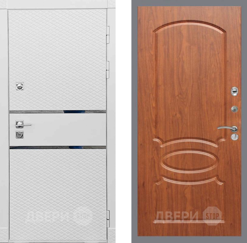 Входная металлическая Дверь Рекс (REX) 15 Силк Сноу FL-128 Морёная берёза в Черноголовке
