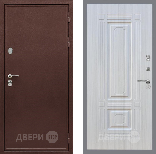 Входная металлическая Дверь Рекс (REX) 5А FL-2 Сандал белый в Черноголовке