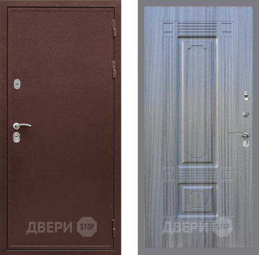 Входная металлическая Дверь Рекс (REX) 5А FL-2 Сандал грей в Черноголовке