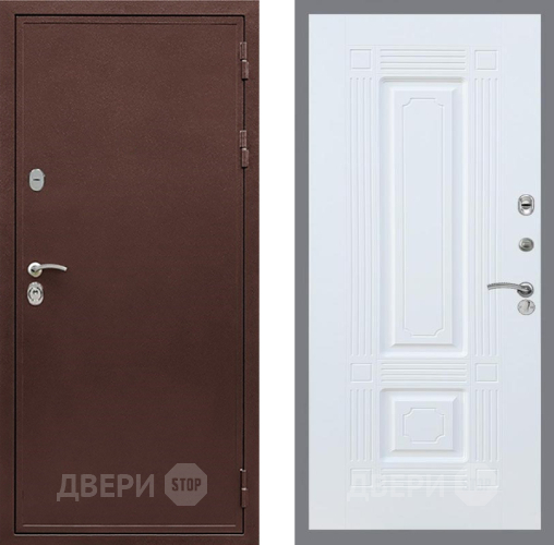 Входная металлическая Дверь Рекс (REX) 5А FL-2 Силк Сноу в Черноголовке