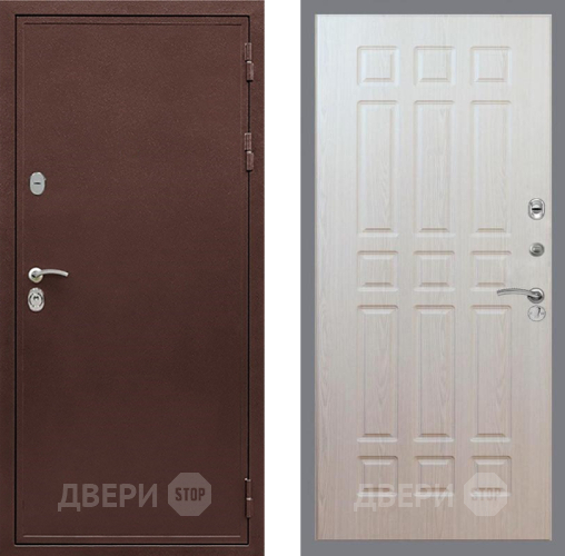 Входная металлическая Дверь Рекс (REX) 5А FL-33 Беленый дуб в Черноголовке