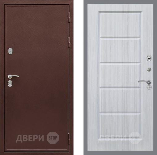 Входная металлическая Дверь Рекс (REX) 5А FL-39 Сандал белый в Черноголовке