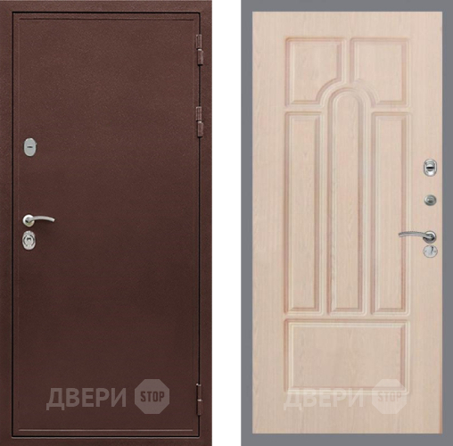 Входная металлическая Дверь Рекс (REX) 5А FL-58 Беленый дуб в Черноголовке