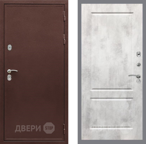 Входная металлическая Дверь Рекс (REX) 5А FL-117 Бетон светлый в Черноголовке