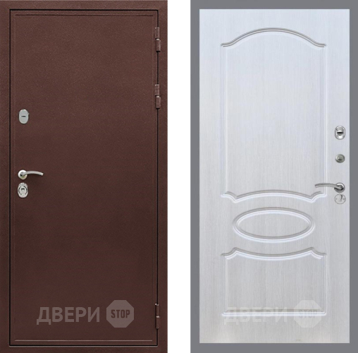 Входная металлическая Дверь Рекс (REX) 5А FL-128 Лиственница беж в Черноголовке
