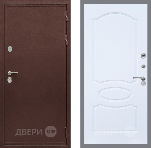 Входная металлическая Дверь Рекс (REX) 5А FL-128 Силк Сноу в Черноголовке