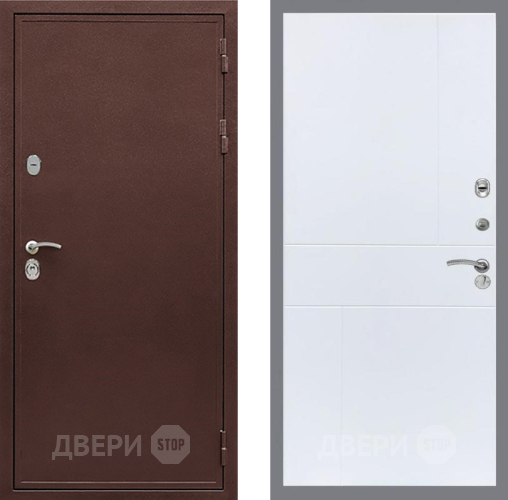Входная металлическая Дверь Рекс (REX) 5А FL-290 Силк Сноу в Черноголовке