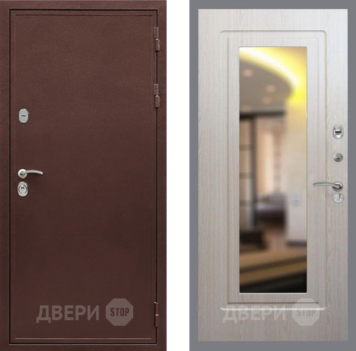 Входная металлическая Дверь Рекс (REX) 5А FLZ-120 Беленый дуб в Черноголовке