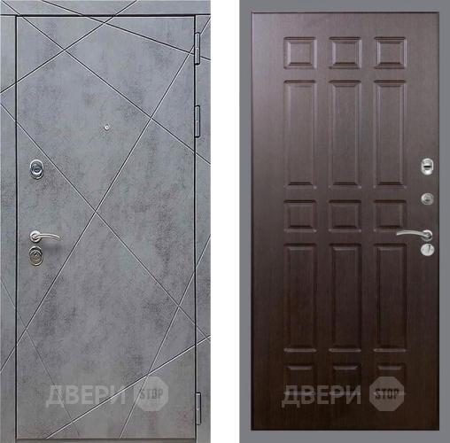 Входная металлическая Дверь Рекс (REX) 13 Бетон Темный FL-33 Венге в Черноголовке