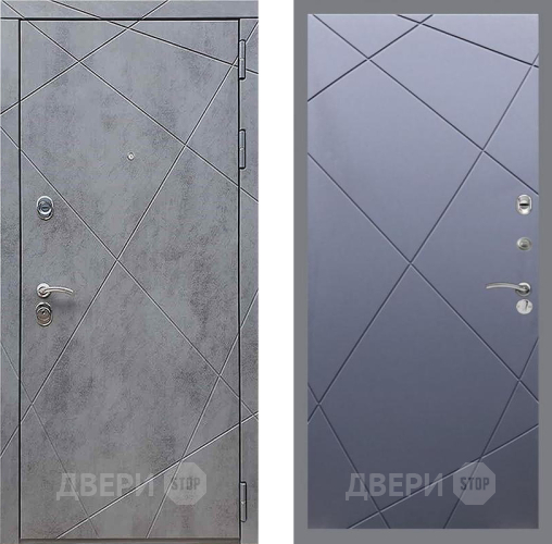 Входная металлическая Дверь Рекс (REX) 13 Бетон Темный FL-291 Силк титан в Черноголовке