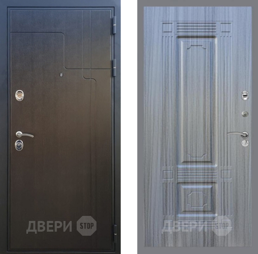 Входная металлическая Дверь Рекс (REX) Премиум-246 FL-2 Сандал грей в Черноголовке