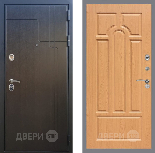 Входная металлическая Дверь Рекс (REX) Премиум-246 FL-58 Дуб в Черноголовке