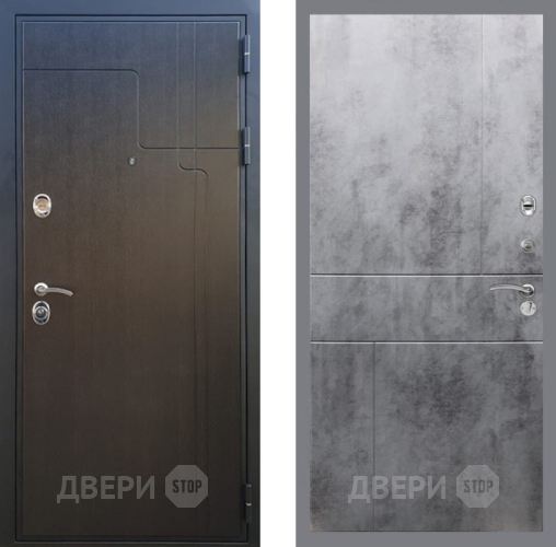 Входная металлическая Дверь Рекс (REX) Премиум-246 FL-290 Бетон темный в Черноголовке