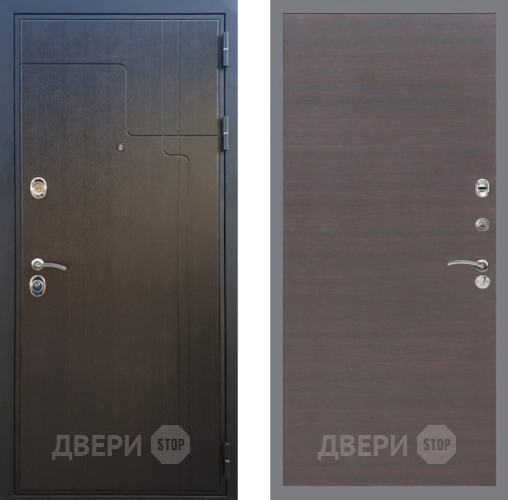 Входная металлическая Дверь Рекс (REX) Премиум-246 GL венге поперечный в Черноголовке