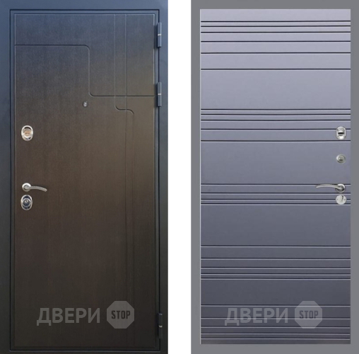 Дверь Рекс (REX) Премиум-246 Line Силк титан в Черноголовке