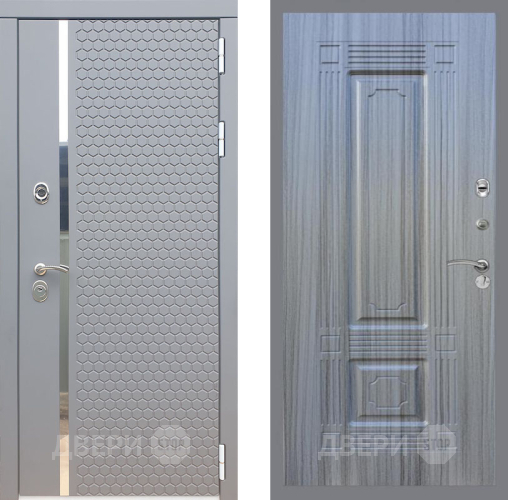 Входная металлическая Дверь Рекс (REX) 24 FL-2 Сандал грей в Черноголовке