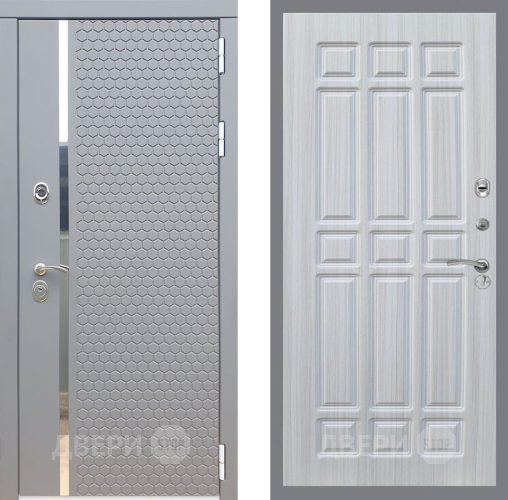 Входная металлическая Дверь Рекс (REX) 24 FL-33 Сандал белый в Черноголовке