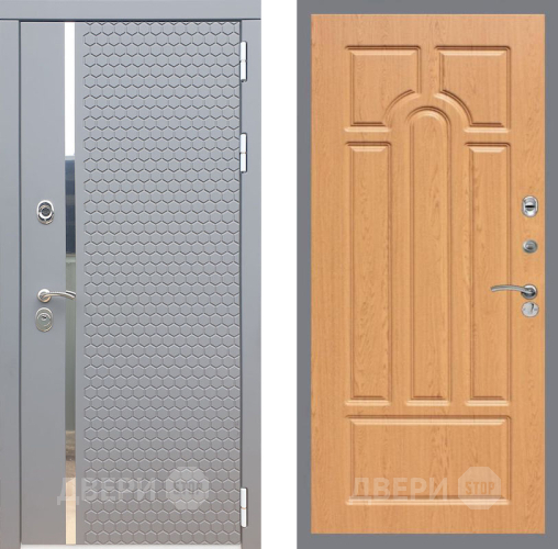 Входная металлическая Дверь Рекс (REX) 24 FL-58 Дуб в Черноголовке
