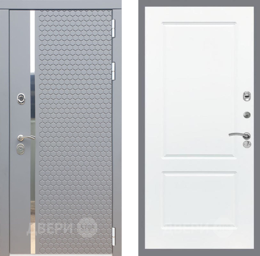Входная металлическая Дверь Рекс (REX) 24 FL-117 Силк Сноу в Черноголовке