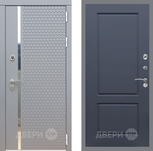 Входная металлическая Дверь Рекс (REX) 24 FL-117 Силк титан в Черноголовке