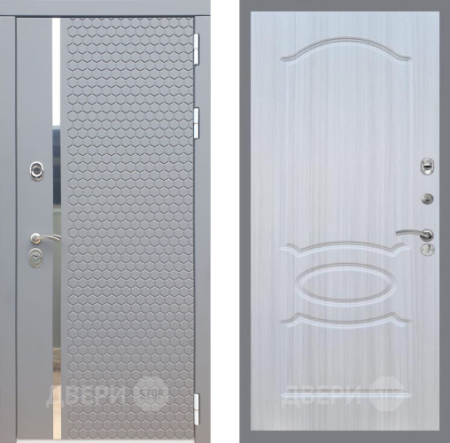 Входная металлическая Дверь Рекс (REX) 24 FL-128 Сандал белый в Черноголовке
