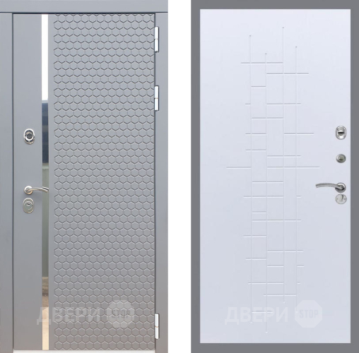 Входная металлическая Дверь Рекс (REX) 24 FL-289 Белый ясень в Черноголовке