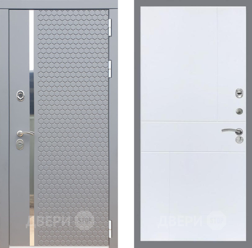 Входная металлическая Дверь Рекс (REX) 24 FL-290 Силк Сноу в Черноголовке