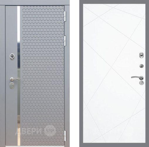Входная металлическая Дверь Рекс (REX) 24 FL-291 Силк Сноу в Черноголовке