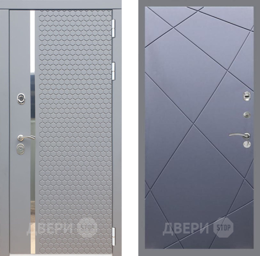 Входная металлическая Дверь Рекс (REX) 24 FL-291 Силк титан в Черноголовке