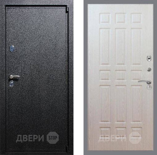 Входная металлическая Дверь Рекс (REX) 3 FL-33 Беленый дуб в Черноголовке
